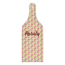 Rosen Muster rosa pink Schneidebrett