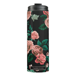 Rosen-Muster Thermosbecher