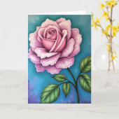 Rosen-Muttertags-Kunstkarte Karte (Gelbe Blume)