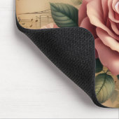 Rosen- & Noten-Mauspad Mousepad (Ecke)