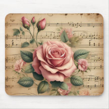Rosen- & Noten-Mauspad