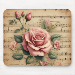 Rosen- & Noten-Mauspad Mousepad