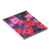 Rosen Notizblock (angewinkelt)