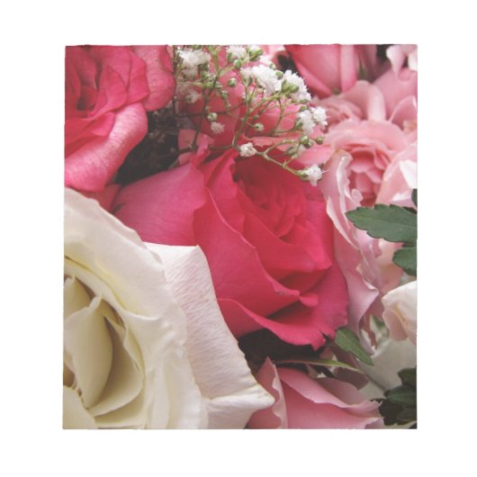 Rosen Notizblock (Vorderseite)