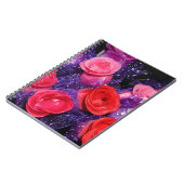 Rosen Notizblock (Linke Seite)