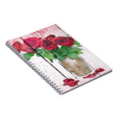 Rosen Notizblock (Rechte Seite)
