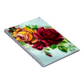 Rosen Notizblock (Rechte Seite)