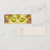 Rosen-Nymphen-dünne Visitenkarte (Vorne/Hinten)