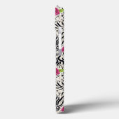 Rosen On Animal Pattern Case-Mate iPhone Hülle (Rückseite / Links)