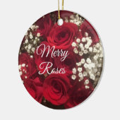 Rosen-Ornament Keramik Ornament (Links)