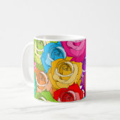 Rosen-Parade-Tasse Kaffeetasse (Vorderseite Links)