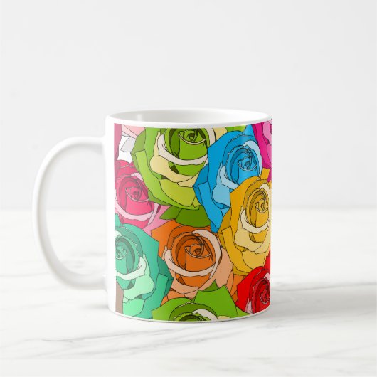 Rosen-Parade-Tasse Kaffeetasse (Links)