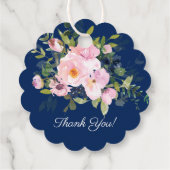 Rosen & Peonies Erste Heilige Kommune Geschenkanhänger (Rückseite)