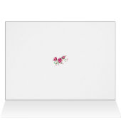 Rosen-personalisierte Mitteilungskarten (Innenansicht Horizontal (Oben))