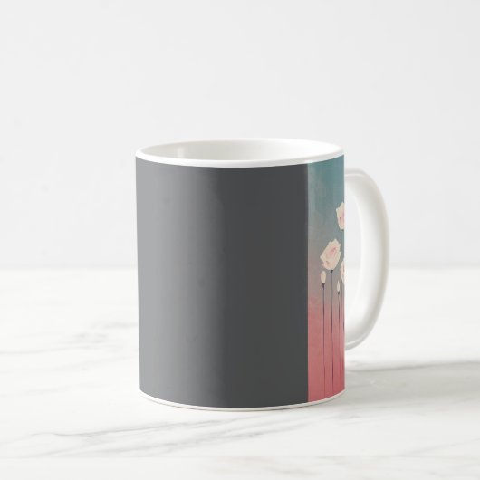 Rosen, Personalized Kaffeetasse (VorderseiteRechts)
