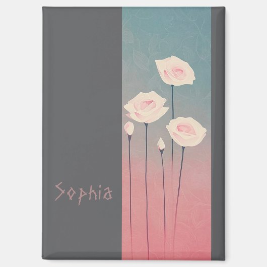 Rosen, Personalized Magnet (Vorderseite)