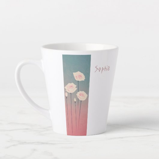 Rosen, Personalized Milchtasse (Links)