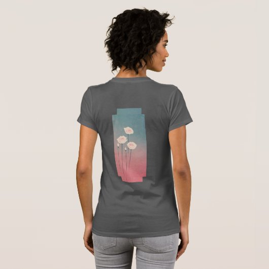 Rosen, Personalized T-Shirt (Schwarz voll)