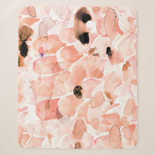 Rosen, Pfingstrose und Blätter, Wasserfarbenmuster Sherpadecke