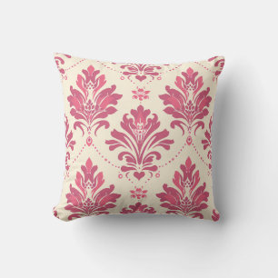 Rosen Pink Damask Princesscore Kissen