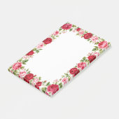 Rosen Post-it Klebezettel (angewinkelt)
