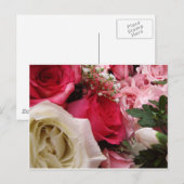 Rosen Postkarte (Vorne/Hinten)