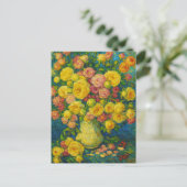 Rosen Postkarte (Stehend Vorderseite)