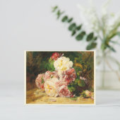 Rosen postkarte (Stehend Vorderseite)
