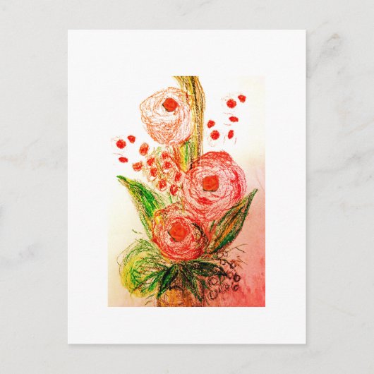 Rosen Postkarte (Vorderseite)