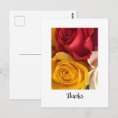Rosen Postkarte (Vorne/Hinten)