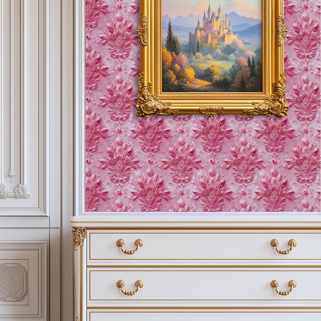 Rosen Quartz Verzauberungsprinzip Tapete (Rose Quartz Enchantment Princesscore Wallpaper)