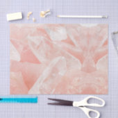 Rosen-Quarz-Kristall Seidenpapier (Handwerk)