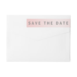 Rosen-Quarz modern Save the Date