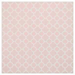 Rosen-Quarz-Rosa-Koralle Quatrefoil Muster 2016 Stoff