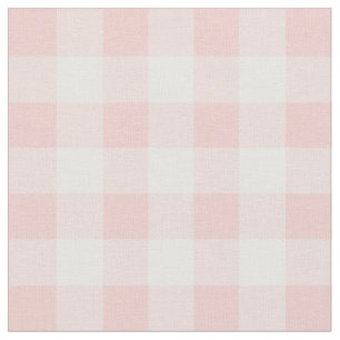 Rosen-Quarz-rosa u. weißer Gingham-Karo Stoff
