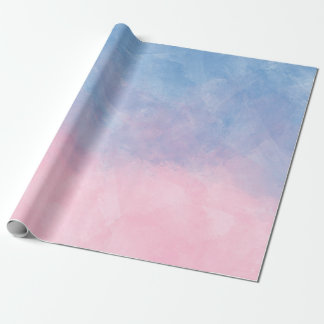 Rosen-Quarz und SerenityWatercolor, der Pape Geschenkpapier