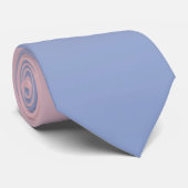 Rosen-Quarz zur Serenity-Blau-Steigung Krawatte (Gerollt)