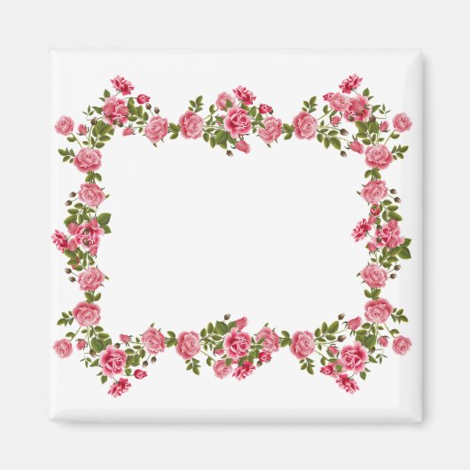 Rosen-Rahmen-Magnet Magnet (Vorne)