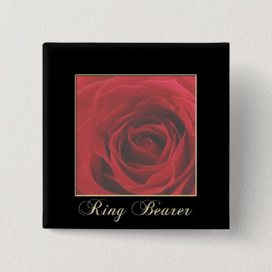 Rosen-Ring-Träger-Button KRW elegantes Button (Vorderseite)