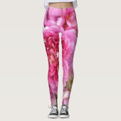 Rosen, rosa, bläserig leggings (Vorderseite)