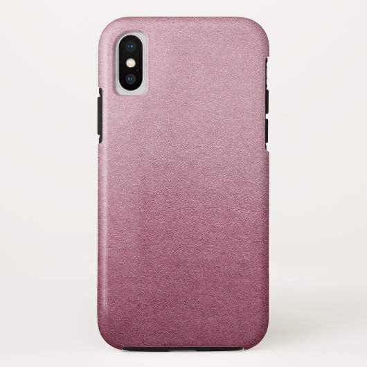 Rosen-rosa Glitzer-Sand-visuelles Beschaffenheit Case-Mate iPhone Hülle (Rückseite)