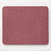 Rosen-rosa lederne Beschaffenheit Mousepad (Vorne)