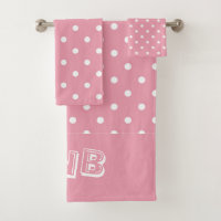 Rosen-rosa Polka-Punkte