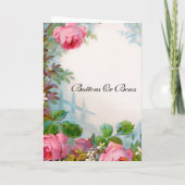 Rosen, Rosen, Rosen Karte (Rückseite)