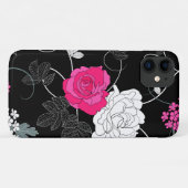 Rosen, Rosen, Rosen, Muster von Blume Case-Mate iPhone Hülle (Rückseite (Horizontal))