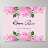 Rosen, Rosen, Rosen, offen, Bar Poster (Vorne)