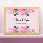 Rosen, Rosen, Rosen, offen, Bar Poster