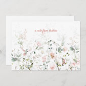 Rosen, Rosen, Vögel, Grünflächen Mitteilungskarte (Vorne/Hinten)