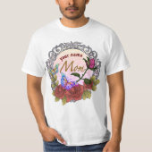 Rosen Rosenknospe Mama-Brauch T-Shirt (Vorderseite)