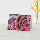 Rosen-Rot-Berg Karte (Gelbe Blume)